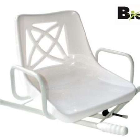 audaz ajuda biort cadeira banho giratória a 360º aço pintado