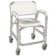 audaz ajuda cadeira banho sanitaria base rodada aluminio